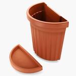 Wall-Hugging Italian Planters