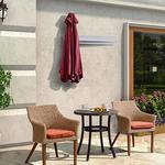 Wall-Mounted Tilting Patio Umbrella