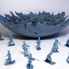 War Bowl - Made From Melted Toy Soldiers