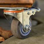 Weathering Steel Rolling Fire Pit
