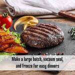 Spring-Loaded Hamburger Patty Press - Make Perfect Patties Every Time!