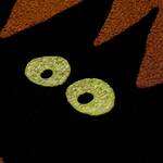Whimsical Black Bat Doormat With Glow-in-the-Dark Eyes