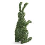 Whimsical Boxwood Bunny Topiary Urn Filler