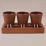 Whimsical Self-Watering Self-Care Planter Pot Trio