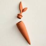 Whimsical Terracotta Carrot Self-Watering Planter Spike / Olla