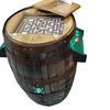 Whiskey Barrel Arcade Cocktail Table - 60 Games