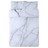 White Marble Duvet Set