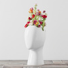 Wig Head Vase