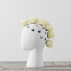 Wig Head Vase