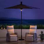 Wind-Sensing Auto-Close Patio Umbrella w/ Remote Control and LED Lighting