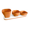 Windowsill Herb Garden Pots Adjust to Three Heights