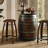 Wine Barrel Bistro Table