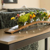 Wine Barrel Stave Centerpiece - Holds Flowers, Snacks, Dips, Appetizers, and More