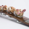 Wine Barrel Stave Centerpiece - Holds Flowers, Snacks, Dips, Appetizers, and More