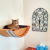 Wine Barrel Wall Hanging Cat Bed