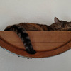 Wine Barrel Wall Hanging Cat Bed