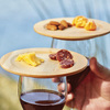 Wine Glass Appetizer Plates