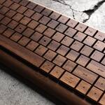 Wireless Natural Wood Computer Keyboard