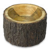 Wood Bark Nut Bowls