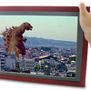 Wooden 15 Inch Gigantor Digital Photo Frame