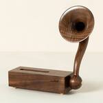 Wooden Acoustic Gramophone Speaker Amplifier for Smartphones