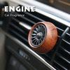 Wooden Aromatherapy Essential Oil Diffuser Car Vent Clip