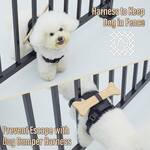 Wooden Bone Protective Dog Harness - Prevents Escape Through Openings