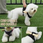 Wooden Bone Protective Dog Harness - Prevents Escape Through Openings