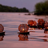 Wooden Floating Tealight Lanterns