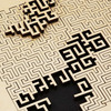 Wooden Fractal Jigsaw Puzzles