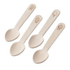Wooden Ice Cream Spoons and Ceramic Ice Cream Cups