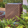Wooden Lattice Air Conditioner Screen