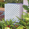 Wooden Lattice Air Conditioner Screen