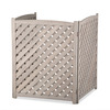 Wooden Lattice Air Conditioner Screen