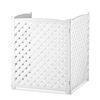Wooden Lattice Air Conditioner Screen