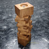Wooden Puzzle Pepper Mill