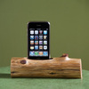 Woodtec Wooden Log - iPhone / iPod Docking Station