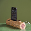Woodtec Wooden Log - iPhone / iPod Docking Station