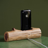 Woodtec Wooden Log - iPhone / iPod Docking Station