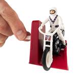 World's Smallest Evel Knievel Stunt Cycle and Energizer Launcher