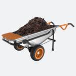 WORX AeroCart - Multi-Functional Yard Cart, Wheelbarrow, and Dolly