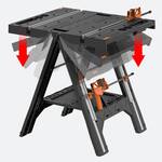 Worx Pegasus - 2-in-1 Sawhorse / Portable Folding Work Table
