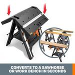 Worx Pegasus - 2-in-1 Sawhorse / Portable Folding Work Table
