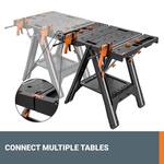 Worx Pegasus - 2-in-1 Sawhorse / Portable Folding Work Table