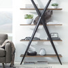 Xander Minimalist X-Frame Bookcase