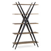 Xander Minimalist X-Frame Bookcase