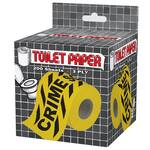 Yellow Crime Scene Tape Toilet Paper Roll