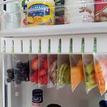Zip n Store - Zip-Top Food Storage Bag Refrigerator Door Organizer