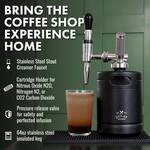 Zulay Nitro Cold Brew Coffee Maker Keg with Creamer Faucet