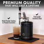 Zulay Nitro Cold Brew Coffee Maker Keg with Creamer Faucet